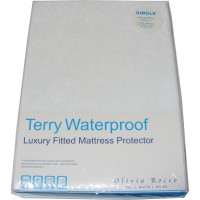 Single Terry Towelling Waterproof Mattress Cover Protector Single Terry Towelling Waterproof Mattress Cover Protector